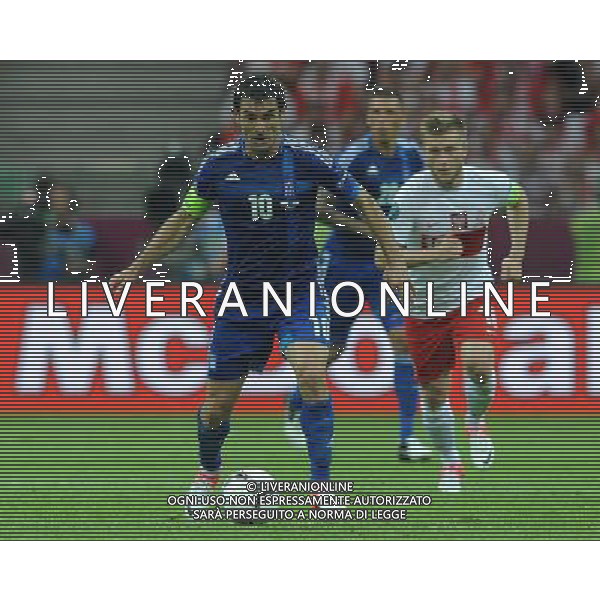 Campionati Europei UEFA 2012 Polonia/Ucraina Gruppo A Varsavia (Polonia) - 08.06.2012 Polonia-Grecia Nella Foto:Karagounis Giorgos /Ph.Vitez-Ag. Aldo Liverani