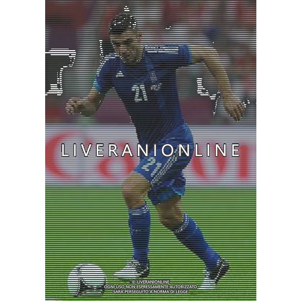 Campionati Europei UEFA 2012 Polonia/Ucraina Gruppo A Varsavia (Polonia) - 08.06.2012 Polonia-Grecia Nella Foto:Katsouranis Kostas /Ph.Vitez-Ag. Aldo Liverani