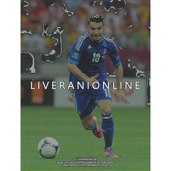 Campionati Europei UEFA 2012 Polonia/Ucraina Gruppo A Varsavia (Polonia) - 08.06.2012 Polonia-Grecia Nella Foto:Ninis Sotiris /Ph.Vitez-Ag. Aldo Liverani