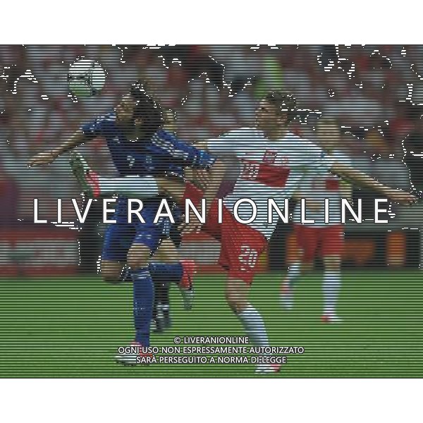 Campionati Europei UEFA 2012 Polonia/Ucraina Gruppo A Varsavia (Polonia) - 08.06.2012 Polonia-Grecia Nella Foto:Samaras Giorgos-Piszczek Lukasz /Ph.Vitez-Ag. Aldo Liverani