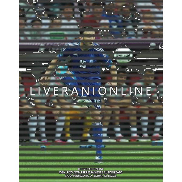 Campionati Europei UEFA 2012 Polonia/Ucraina Gruppo A Varsavia (Polonia) - 08.06.2012 Polonia-Grecia Nella Foto:Torossidis Vassilis /Ph.Vitez-Ag. Aldo Liverani