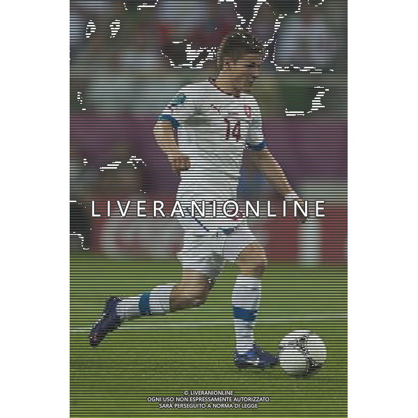 WROCLAW 08 06 2012 STADION MIEJSKI PRZY AL SLASKA 1 ARENA EURO 2012 MECZ NR 2 EURO 2012 ROSJA v CZECHY N Z VACLAV PILAR Czech Republic SEBASTIAN BOROWSKI Newspix.pl MUNICIPAL STADIUM WROCLAW AT AL SLASKA 1 GAME 2 OF EURO 2012 RUSSIA v CZECH REPUBLIC --- Newspix.pl AG ALDO LIVERANI S A S ONLY ITALY *** Local Caption *** www.newspix.pl mail us: info@newspix.pl call us: 0048 022 23 22 222 --- Polish Picture Agency by Ringier Axel Springer Poland