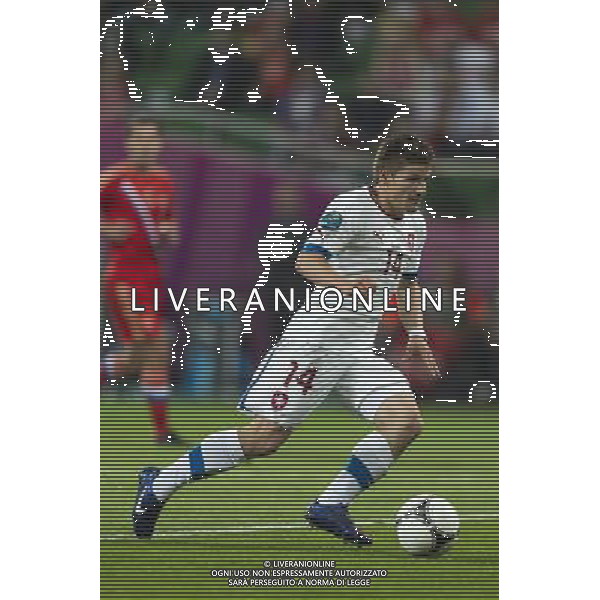 WROCLAW 08 06 2012 STADION MIEJSKI PRZY AL SLASKA 1 ARENA EURO 2012 MECZ NR 2 EURO 2012 ROSJA v CZECHY N Z VACLAV PILAR Czech Republic SEBASTIAN BOROWSKI Newspix.pl MUNICIPAL STADIUM WROCLAW AT AL SLASKA 1 GAME 2 OF EURO 2012 RUSSIA v CZECH REPUBLIC --- Newspix.pl AG ALDO LIVERANI S A S ONLY ITALY *** Local Caption *** www.newspix.pl mail us: info@newspix.pl call us: 0048 022 23 22 222 --- Polish Picture Agency by Ringier Axel Springer Poland