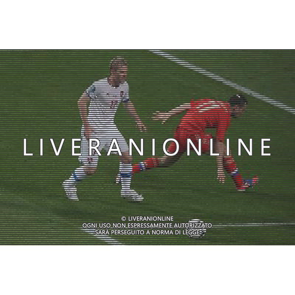 WROCLAW 08.06.2012 N/Z: TOMAS HUBSCHMAN (CZE) ALEKSANDR KIERZAKOW (RUS) CZECHY - ROSJA MISTRZOSTWA EUROPY W PILCE NOZNEJ GRUPA A FAZA GRUPOWA PILKA NOZNA UEFA EURO 2012 CZECH REPUBLIC - RUSSIA UEFA EUROPEAN FOOTBALL CHAMPIONSHIP GROUP STAGE GROUP A FOOTBALL SOCCER UEFA EURO 2012 TSCHECHIEN - RUSSLAND UEFA FUßBALL EUROPAMEISTERSCHAFT GRUPPE A FUSSBAL EURO 2012 BRESLAU MACIEJ OPALA / NEWSPIX.PL --- Newspix.pl AG ALDO LIVERANI S A S ONLY ITALY *** Local Caption *** www.newspix.pl mail us: info@newspix.pl call us: 0048 022 23 22 222 --- Polish Picture Agency by Ringier Axel Springer Poland