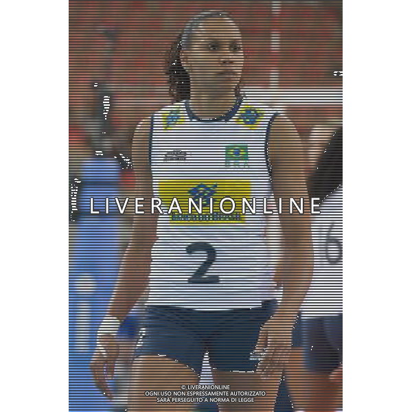 09.06.2012 - Lodz , Atlas Arena , siatkowka , World Grand Prix 2012 , Serbia (niebieskie) - Brazylia (biale) N/Z Juciely Cristina Silva WOMAN VOLLEYBALL WORLD GRAND PRIX BRASIL vs SERBIA Fot. Mariusz Palczynski / Edytor.net/NEWSPIX.PL --- Newspix.pl AG ALDO LIVERANI S A S ONLY ITALY *** Local Caption *** www.newspix.pl mail us: info@newspix.pl call us: 0048 022 23 22 222 --- Polish Picture Agency by Ringier Axel Springer Poland