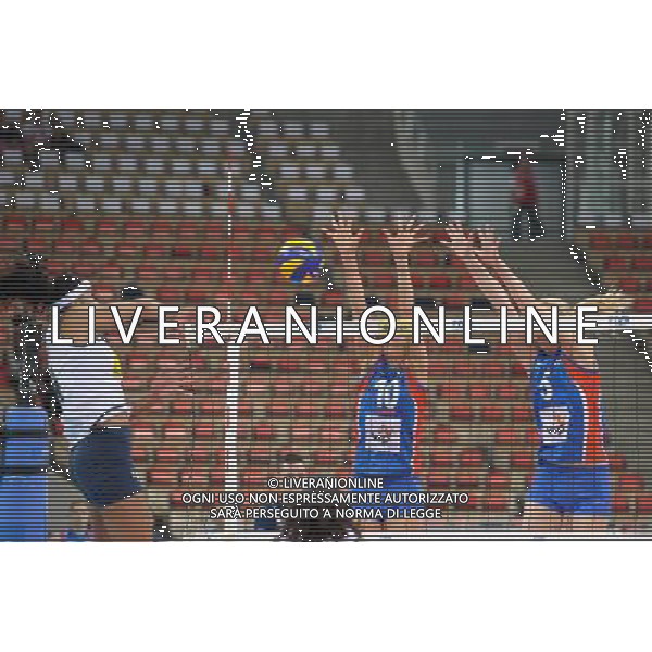 09.06.2012 - Lodz , Atlas Arena , siatkowka , World Grand Prix 2012 , Serbia (niebieskie) - Brazylia (biale) N/Z Paula Pequeno , Maja Ognjenovic , Natasa Krsmanovic WOMAN VOLLEYBALL WORLD GRAND PRIX BRASIL vs SERBIA Fot. Mariusz Palczynski / Edytor.net/NEWSPIX.PL --- Newspix.pl AG ALDO LIVERANI S A S ONLY ITALY *** Local Caption *** www.newspix.pl mail us: info@newspix.pl call us: 0048 022 23 22 222 --- Polish Picture Agency by Ringier Axel Springer Poland