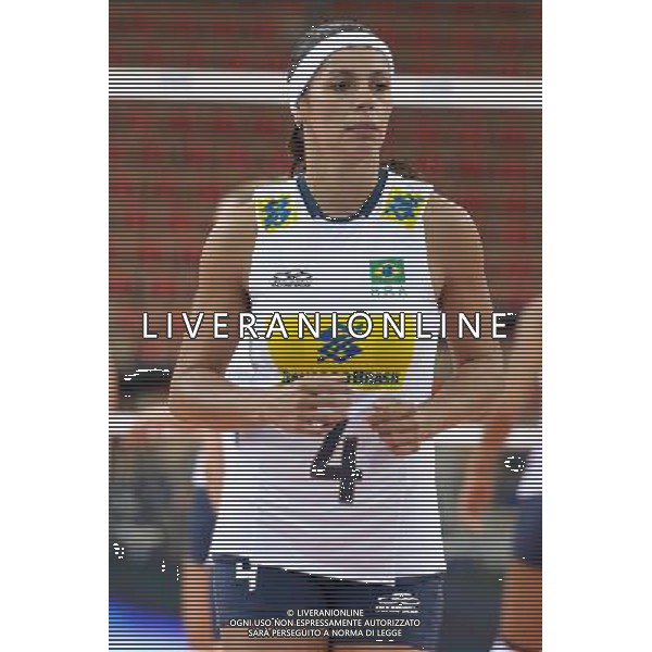 09.06.2012 - Lodz , Atlas Arena , siatkowka , World Grand Prix 2012 , Serbia (niebieskie) - Brazylia (biale) N/Z Paula Pequeno WOMAN VOLLEYBALL WORLD GRAND PRIX BRASIL vs SERBIA Fot. Mariusz Palczynski / Edytor.net/NEWSPIX.PL --- Newspix.pl AG ALDO LIVERANI S A S ONLY ITALY *** Local Caption *** www.newspix.pl mail us: info@newspix.pl call us: 0048 022 23 22 222 --- Polish Picture Agency by Ringier Axel Springer Poland