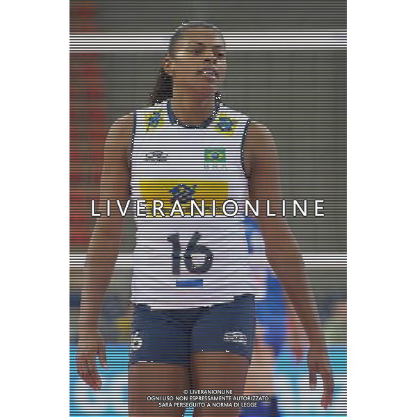 09.06.2012 - Lodz , Atlas Arena , siatkowka , World Grand Prix 2012 , Serbia (niebieskie) - Brazylia (biale) N/Z Fernanda Rodrigues Fot. Mariusz Palczynski / Edytor.net/NEWSPIX.PL WOMAN VOLLEYBALL GRAND PRIX BRASIL vs SERBIA --- Newspix.pl AG ALDO LIVERANI S A S ONLY ITALY *** Local Caption *** www.newspix.pl mail us: info@newspix.pl call us: 0048 022 23 22 222 --- Polish Picture Agency by Ringier Axel Springer Poland