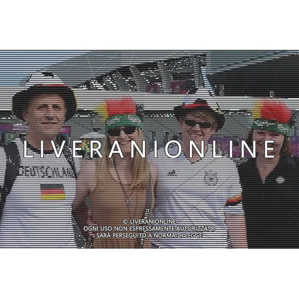 09.06.2012 LWOW - STADION ARENA LWOW ( LVIV UKRAINE STADIUM ARENA LVIV ) PILKA NOZNA ( FOOTBALL ) MISTRZOSTWA EUROPY W PILCE NOZNEJ UEFA EURO 2012 ( EUROPEAN CHAMPIONSHIPS UEFA EURO 2012 ) GRUPA B ( POOL B ) MECZ NIEMCY - PORTUGALIA ( GAME GERMANY - PORTUGAL ) NZ KIBICE NIEMIECCY PRZED STADIONEM FOTO MICHAL STANCZYK / CYFRASPORT/NEWSPIX.PL --- Newspix.pl /Agenzia Aldo Liverani Sas - ITALY ONLY: Germania - Portogallo Campionati Europei UEFA 2012 Polonia/Ucraina Gruppo B Leopoli (Ucraina) 09/06/2012 *** Local Caption *** www.newspix.pl mail us: info@newspix.pl call us: 0048 022 23 22 222 --- Polish Picture Agency by Ringier Axel Springer Poland