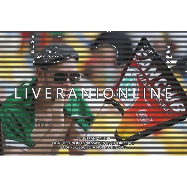 09.06.2012 LWOW - STADION ARENA LWOW ( LVIV UKRAINE STADIUM ARENA LVIV ) PILKA NOZNA ( FOOTBALL ) MISTRZOSTWA EUROPY W PILCE NOZNEJ UEFA EURO 2012 ( EUROPEAN CHAMPIONSHIPS UEFA EURO 2012 ) GRUPA B ( POOL B ) MECZ NIEMCY - PORTUGALIA ( GAME GERMANY - PORTUGAL ) NZ KIBIC DRUZYNY NIEMIEC FOTO MICHAL STANCZYK / CYFRASPORT/NEWSPIX.PL --- Newspix.pl /Agenzia Aldo Liverani Sas - ITALY ONLY: Germania - Portogallo Campionati Europei UEFA 2012 Polonia/Ucraina Gruppo B Leopoli (Ucraina) 09/06/2012 *** Local Caption *** www.newspix.pl mail us: info@newspix.pl call us: 0048 022 23 22 222 --- Polish Picture Agency by Ringier Axel Springer Poland