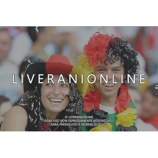 09.06.2012 LWOW - STADION ARENA LWOW ( LVIV UKRAINE STADIUM ARENA LVIV ) PILKA NOZNA ( FOOTBALL ) MISTRZOSTWA EUROPY W PILCE NOZNEJ UEFA EURO 2012 ( EUROPEAN CHAMPIONSHIPS UEFA EURO 2012 ) GRUPA B ( POOL B ) MECZ NIEMCY - PORTUGALIA ( GAME GERMANY - PORTUGAL ) NZ KIBICE DRUZYNY NIEMIEC FOTO MICHAL STANCZYK / CYFRASPORT/NEWSPIX.PL --- Newspix.pl /Agenzia Aldo Liverani Sas - ITALY ONLY: Germania - Portogallo Campionati Europei UEFA 2012 Polonia/Ucraina Gruppo B Leopoli (Ucraina) 09/06/2012 *** Local Caption *** www.newspix.pl mail us: info@newspix.pl call us: 0048 022 23 22 222 --- Polish Picture Agency by Ringier Axel Springer Poland