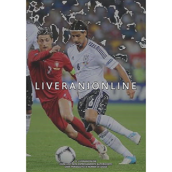 09.06.2012 LWOW UKRAINA (LVIV UKRAINE) ARENA LWOW (ARENA LVIV) PILKA NOZNA (FOOTBALL FUSSBALL) UEFA EURO 2012 POLAND UKRAINE MISTRZOSTWA EUROPY W PILCE NOZNEJ POLSKA UKRAINA MECZ NIEMCY - PORTUGALIA (GERMANY - PORTUGAL DEUTSCHLAND - PORTUGAL) N/Z CRISTIANO RONALDO SAMI KHEDIRA FOTO NORBERT BARCZYK / PRESSFOCUS/NEWSPIX.PL --- Newspix.pl /Agenzia Aldo Liverani Sas - ITALY ONLY: Germania - Portogallo Campionati Europei UEFA 2012 Polonia/Ucraina Gruppo B Leopoli (Ucraina) 09/06/2012 *** Local Caption *** www.newspix.pl mail us: info@newspix.pl call us: 0048 022 23 22 222 --- Polish Picture Agency by Ringier Axel Springer Poland