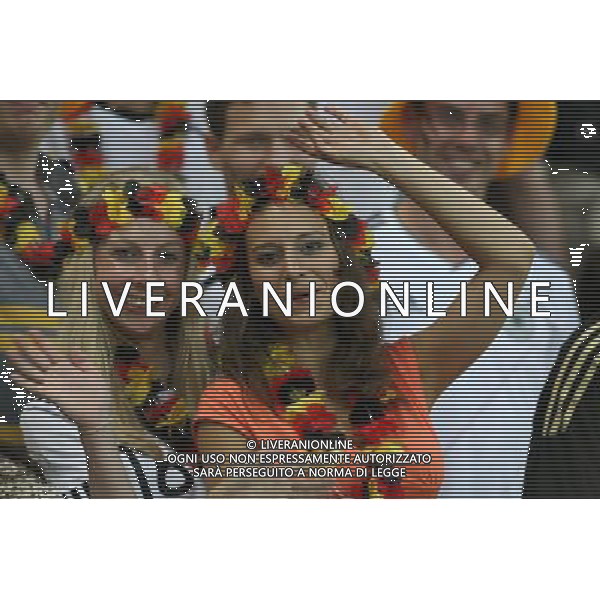 LWOW 09.06.2012 MECZ MISTRZOSTWA EUROPY 2012 GRUPA B: NIEMCY - PORTUGALIA --- UEFA EURO 2012 CHAMPIONSHIP GROUP B MATCH IN LVIV: GERMANY - PORTUGAL KIBICE NIEMIEC FOT. PIOTR KUCZA/NEWSPIX.PL --- Newspix.pl /Agenzia Aldo Liverani Sas - ITALY ONLY: Germania - Portogallo Campionati Europei UEFA 2012 Polonia/Ucraina Gruppo B Leopoli (Ucraina) 09/06/2012 *** Local Caption *** www.newspix.pl mail us: info@newspix.pl call us: 0048 022 23 22 222 --- Polish Picture Agency by Ringier Axel Springer Poland