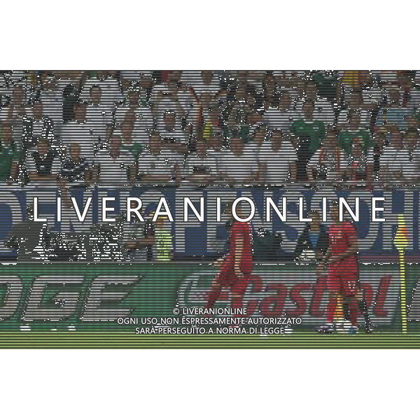 LWOW 09.06.2012 MECZ MISTRZOSTWA EUROPY 2012 GRUPA B: NIEMCY - PORTUGALIA --- UEFA EURO 2012 CHAMPIONSHIP GROUP B MATCH IN LVIV: GERMANY - PORTUGAL KIBICE NIEMIEC MIGUEL VELOSO NANI FOT. PIOTR KUCZA/NEWSPIX.PL --- Newspix.pl /Agenzia Aldo Liverani Sas - ITALY ONLY: Germania - Portogallo Campionati Europei UEFA 2012 Polonia/Ucraina Gruppo B Leopoli (Ucraina) 09/06/2012 *** Local Caption *** www.newspix.pl mail us: info@newspix.pl call us: 0048 022 23 22 222 --- Polish Picture Agency by Ringier Axel Springer Poland