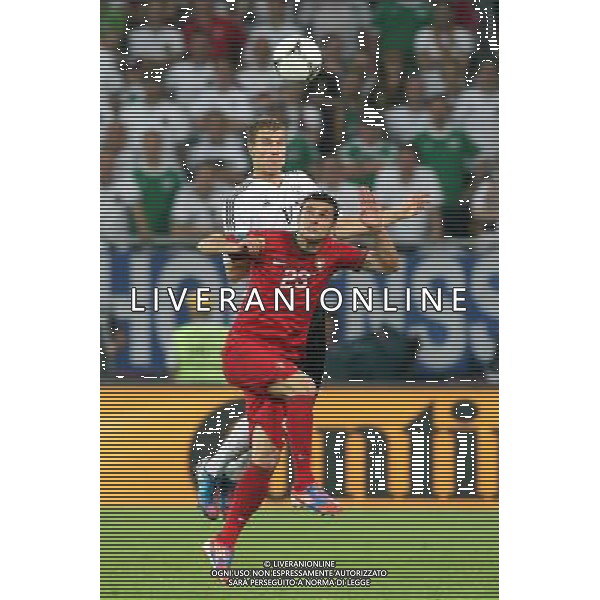 LWOW 09.06.2012 MECZ MISTRZOSTWA EUROPY 2012 GRUPA B: NIEMCY - PORTUGALIA --- UEFA EURO 2012 CHAMPIONSHIP GROUP B MATCH IN LVIV: GERMANY - PORTUGAL HOLGER BADSTUBER HELDER POSTIGA FOT. PIOTR KUCZA/NEWSPIX.PL --- Newspix.pl /Agenzia Aldo Liverani Sas - ITALY ONLY: Germania - Portogallo Campionati Europei UEFA 2012 Polonia/Ucraina Gruppo B Leopoli (Ucraina) 09/06/2012 *** Local Caption *** www.newspix.pl mail us: info@newspix.pl call us: 0048 022 23 22 222 --- Polish Picture Agency by Ringier Axel Springer Poland