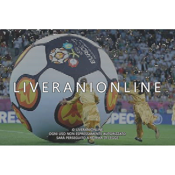 09.06.2012 LWOW - STADION ARENA LWOW ( LVIV UKRAINE STADIUM ARENA LVIV ) PILKA NOZNA ( FOOTBALL ) MISTRZOSTWA EUROPY W PILCE NOZNEJ UEFA EURO 2012 ( EUROPEAN CHAMPIONSHIPS UEFA EURO 2012 ) GRUPA B ( POOL B ) MECZ NIEMCY - PORTUGALIA ( GAME GERMANY - PORTUGAL ) NZ CZESC ARTYSTYCZNA PILKA UEFA EURO 2012 FOTO MICHAL STANCZYK / CYFRASPORT/NEWSPIX.PL --- Newspix.pl /Agenzia Aldo Liverani Sas - ITALY ONLY: Germania - Portogallo Campionati Europei UEFA 2012 Polonia/Ucraina Gruppo B Leopoli (Ucraina) 09/06/2012 *** Local Caption *** www.newspix.pl mail us: info@newspix.pl call us: 0048 022 23 22 222 --- Polish Picture Agency by Ringier Axel Springer Poland