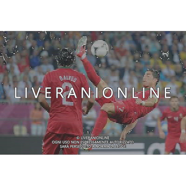 09.06.2012 LWOW - STADION ARENA LWOW ( LVIV UKRAINE STADIUM ARENA LVIV ) PILKA NOZNA ( FOOTBALL ) MISTRZOSTWA EUROPY W PILCE NOZNEJ UEFA EURO 2012 ( EUROPEAN CHAMPIONSHIPS UEFA EURO 2012 ) GRUPA B ( POOL B ) MECZ NIEMCY - PORTUGALIA ( GAME GERMANY - PORTUGAL ) NZ CRISTIANO RONALDO FOTO MICHAL STANCZYK / CYFRASPORT/NEWSPIX.PL --- Newspix.pl /Agenzia Aldo Liverani Sas - ITALY ONLY: Germania - Portogallo Campionati Europei UEFA 2012 Polonia/Ucraina Gruppo B Leopoli (Ucraina) 09/06/2012 *** Local Caption *** www.newspix.pl mail us: info@newspix.pl call us: 0048 022 23 22 222 --- Polish Picture Agency by Ringier Axel Springer Poland