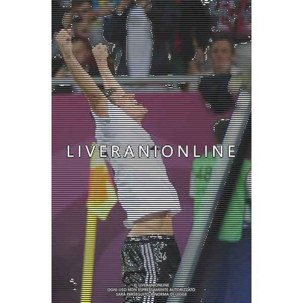 09.06.2012 LWOW UKRAINA (LVIV UKRAINE) ARENA LWOW (ARENA LVIV) PILKA NOZNA (FOOTBALL FUSSBALL) UEFA EURO 2012 POLAND UKRAINE MISTRZOSTWA EUROPY W PILCE NOZNEJ POLSKA UKRAINA MECZ NIEMCY - PORTUGALIA (GERMANY - PORTUGAL DEUTSCHLAND - PORTUGAL) N/Z MARIO GOMEZ GOL RADOSC FOTO NORBERT BARCZYK / PRESSFOCUS/NEWSPIX.PL --- Newspix.pl /Agenzia Aldo Liverani Sas - ITALY ONLY: Germania - Portogallo Campionati Europei UEFA 2012 Polonia/Ucraina Gruppo B Leopoli (Ucraina) 09/06/2012 *** Local Caption *** www.newspix.pl mail us: info@newspix.pl call us: 0048 022 23 22 222 --- Polish Picture Agency by Ringier Axel Springer Poland