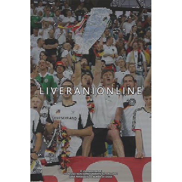 LWOW 09.06.2012 MECZ MISTRZOSTWA EUROPY 2012 GRUPA B: NIEMCY - PORTUGALIA --- UEFA EURO 2012 CHAMPIONSHIP GROUP B MATCH IN LVIV: GERMANY - PORTUGAL KIBICE NIEMIEC FOT. PIOTR KUCZA/NEWSPIX.PL --- Newspix.pl /Agenzia Aldo Liverani Sas - ITALY ONLY: Germania - Portogallo Campionati Europei UEFA 2012 Polonia/Ucraina Gruppo B Leopoli (Ucraina) 09/06/2012 *** Local Caption *** www.newspix.pl mail us: info@newspix.pl call us: 0048 022 23 22 222 --- Polish Picture Agency by Ringier Axel Springer Poland