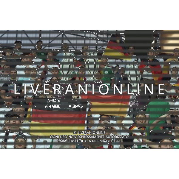 LWOW 09.06.2012 MECZ MISTRZOSTWA EUROPY 2012 GRUPA B: NIEMCY - PORTUGALIA --- UEFA EURO 2012 CHAMPIONSHIP GROUP B MATCH IN LVIV: GERMANY - PORTUGAL KIBICE NIEMIEC FOT. PIOTR KUCZA/NEWSPIX.PL --- Newspix.pl /Agenzia Aldo Liverani Sas - ITALY ONLY: Germania - Portogallo Campionati Europei UEFA 2012 Polonia/Ucraina Gruppo B Leopoli (Ucraina) 09/06/2012 *** Local Caption *** www.newspix.pl mail us: info@newspix.pl call us: 0048 022 23 22 222 --- Polish Picture Agency by Ringier Axel Springer Poland