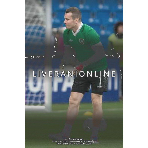 09.06.2012. POZNAN, STADION MIEJSKI. (UEFA EURO 2012 POLAND UKRAINE) MISTRZOSTWA EUROPY W PILCE NOZNEJ. TRENING OTWARTY REPREZENTACJI IRLANDII GRUPA C (TRAINING OF THE REPUBLIC OF IRELAND NATIONAL TEAM POOL C). NZ/ SHAY GIVEN FOT. JAKUB KACZMARCZYK / PRESSFOCUS NEWSPIXPL --- Newspix.pl AG ALDO LIVERANI S A S ONLY ITALY *** Local Caption *** www.newspix.pl mail us: info@newspix.pl call us: 0048 022 23 22 222 --- Polish Picture Agency by Ringier Axel Springer Poland