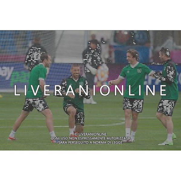 09.06.2012. POZNAN, STADION MIEJSKI. (UEFA EURO 2012 POLAND UKRAINE) MISTRZOSTWA EUROPY W PILCE NOZNEJ. TRENING OTWARTY REPREZENTACJI IRLANDII GRUPA C (TRAINING OF THE REPUBLIC OF IRELAND NATIONAL TEAM POOL C). NZ/ AIDEN MCGEADY, JON WALTERS, STEPHEN HUNT, ROBBIE KEANE FOT. JAKUB KACZMARCZYK / PRESSFOCUS NEWSPIXPL --- Newspix.pl AG ALDO LIVERANI S A S ONLY ITALY *** Local Caption *** www.newspix.pl mail us: info@newspix.pl call us: 0048 022 23 22 222 --- Polish Picture Agency by Ringier Axel Springer Poland
