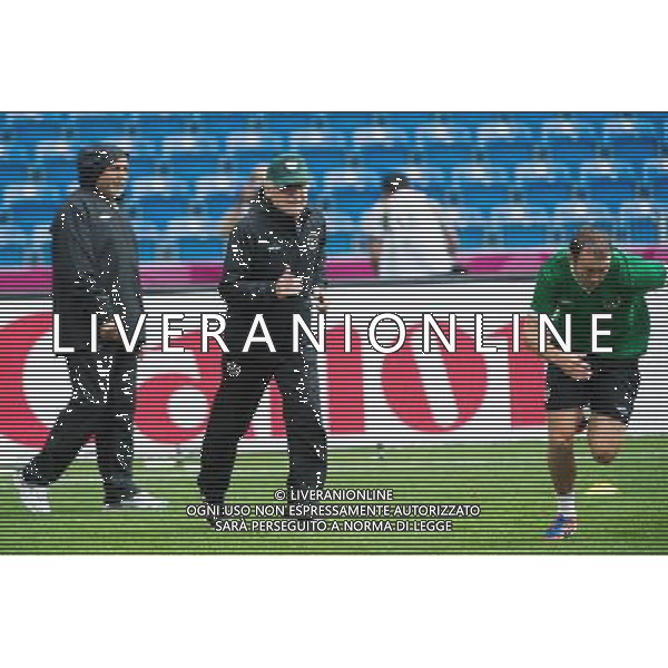 09.06.2012. POZNAN, STADION MIEJSKI. (UEFA EURO 2012 POLAND UKRAINE) MISTRZOSTWA EUROPY W PILCE NOZNEJ. TRENING OTWARTY REPREZENTACJI IRLANDII GRUPA C (TRAINING OF THE REPUBLIC OF IRELAND NATIONAL TEAM POOL C). NZ/ TRENER (COACH) GIOVANNI TRAPATTONI FOT. JAKUB KACZMARCZYK / PRESSFOCUS NEWSPIXPL --- Newspix.pl AG ALDO LIVERANI S A S ONLY ITALY *** Local Caption *** www.newspix.pl mail us: info@newspix.pl call us: 0048 022 23 22 222 --- Polish Picture Agency by Ringier Axel Springer Poland