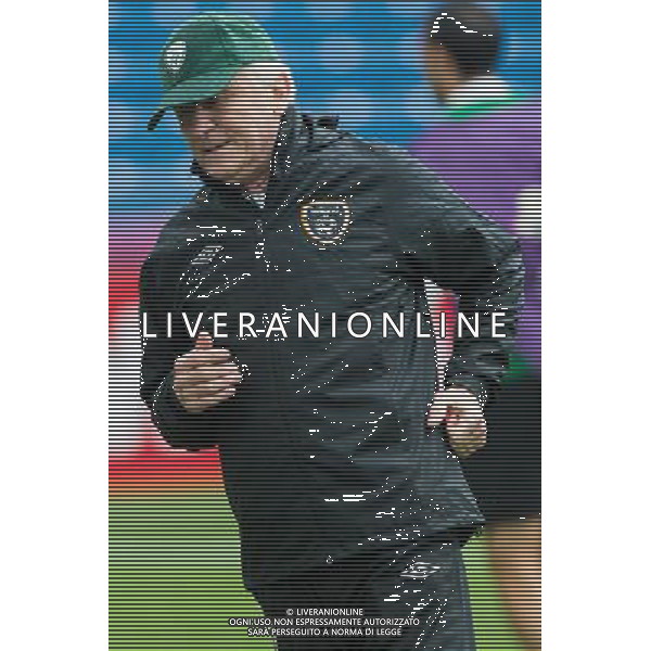 09.06.2012. POZNAN, STADION MIEJSKI. (UEFA EURO 2012 POLAND UKRAINE) MISTRZOSTWA EUROPY W PILCE NOZNEJ. TRENING OTWARTY REPREZENTACJI IRLANDII GRUPA C (TRAINING OF THE REPUBLIC OF IRELAND NATIONAL TEAM POOL C). NZ/ TRENER (COACH) GIOVANNI TRAPATTONI FOT. JAKUB KACZMARCZYK / PRESSFOCUS NEWSPIXPL --- Newspix.pl AG ALDO LIVERANI S A S ONLY ITALY *** Local Caption *** www.newspix.pl mail us: info@newspix.pl call us: 0048 022 23 22 222 --- Polish Picture Agency by Ringier Axel Springer Poland