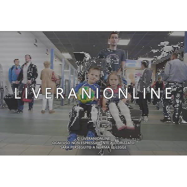 GDANSK 10.06.2012 LOTNISKO IM LECHA WALESY N Z HISZPANSCY I WLOSCY KIBICE PRZYLATUJA NA MECZ HISZPANIA WLOCHY FOT MICHAL FLUDRA/NEWSPIX.PL Spanish football fans arrives at Gdansk airport. --- Newspix.pl AG ALDO LIVERANI S A S ONLY ITALY *** Local Caption *** www.newspix.pl mail us: info@newspix.pl call us: 0048 022 23 22 222 --- Polish Picture Agency by Ringier Axel Springer Poland