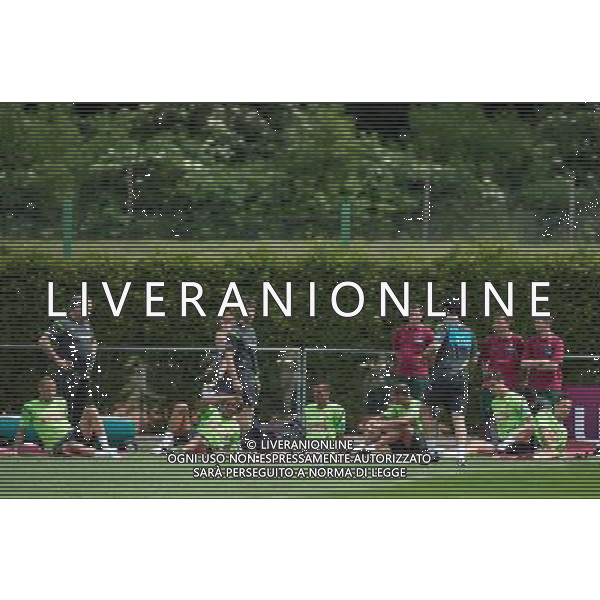 10.06.2012. OPALENICA, CENTRUM POBYTOWE. (UEFA EURO 2012 POLAND UKRAINE) MISTRZOSTWA EUROPY W PILCE NOZNEJ. TRENING OTWARTY REPREZENTACJI PORTUGALII (TRAINING OF PORTUGAL NATIONAL TEAM). NZ/ WIDOK ZAWODNICY ODPOCZYWAJA PO TRENINGU PEPE, BRUNO ALVES, NANI, RICARDO QUARESMA , CRISTIANO RONALDO , FABIO COENTRAO FOT. JAKUB KACZMARCZYK / PRESSFOCUS NEWSPIXPL --- Newspix.pl AG ALDO LIVERANI S A S ONLY ITALY *** Local Caption *** www.newspix.pl mail us: info@newspix.pl call us: 0048 022 23 22 222 --- Polish Picture Agency by Ringier Axel Springer Poland