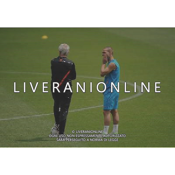 KRAKOW 10-06-2012 TRENING HOLANDIA NA STADIONIE WISLA KRAKOW NETHERLANDS NATIONAL FOOTBALL TEAM TREINING N/Z WESLEY SNEIJDER BERT VAN MARWIJK FOT MACIEJ GILLERT / NEWSPIX.PL --- Newspix.pl AG ALDO LIVERANI S A S ONLY ITALY *** Local Caption *** www.newspix.pl mail us: info@newspix.pl call us: 0048 022 23 22 222 --- Polish Picture Agency by Ringier Axel Springer Poland