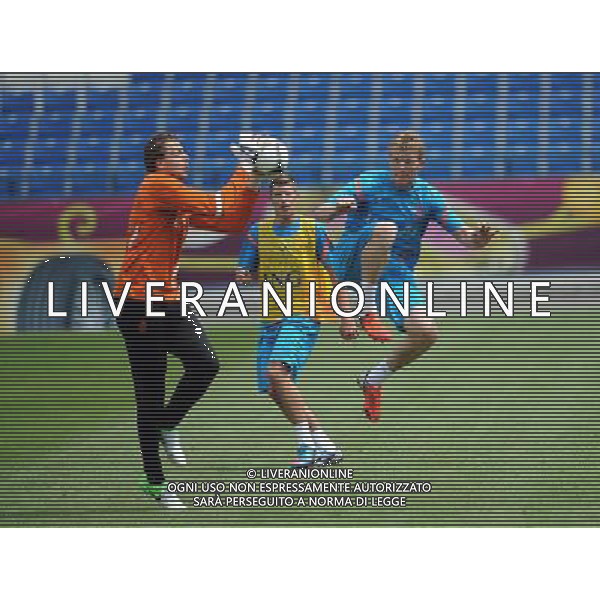 KRAKOW 10-06-2012 TRENING HOLANDIA NA STADIONIE WISLA KRAKOW NETHERLANDS NATIONAL FOOTBALL TEAM TREINING N/Z DIRK KUYT FOT MACIEJ GILLERT / NEWSPIX.PL --- Newspix.pl AG ALDO LIVERANI S A S ONLY ITALY *** Local Caption *** www.newspix.pl mail us: info@newspix.pl call us: 0048 022 23 22 222 --- Polish Picture Agency by Ringier Axel Springer Poland