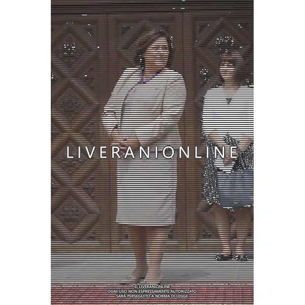 Gdansk 10.06.2012 dwor artusa n z prezydent bronislaw komorowski spotkal sie z prezydentem wloch Giorgio napolitano ktory przyjechal na mecz hiszpania vs wlochy anna komorowska bronislaw komorowski Giorgio napolitano fot michal fludra / newspix.pl President of Poland Bronislaw Komorowski with First Lady Anna Komorowska waits for Giorgio Napolitano outside the Artus Court --- Newspix.pl AG ALDO LIVERANI S A S ONLY ITALY *** Local Caption *** www.newspix.pl mail us: info@newspix.pl call us: 0048 022 23 22 222 --- Polish Picture Agency by Ringier Axel Springer Poland