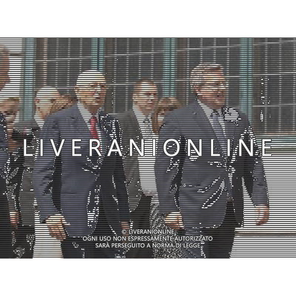 Gdansk 10.06.2012 dwor artusa n z prezydent bronislaw komorowski spotkal sie z prezydentem wloch Giorgio napolitano ktory przyjechal na mecz hiszpania vs wlochy anna komorowska bronislaw komorowski Giorgio napolitano fot michal fludra / newspix.pl President of Poland Bronislaw Komorowski with First Lady Anna Komorowska waits for Giorgio Napolitano outside the Artus Court --- Newspix.pl AG ALDO LIVERANI S A S ONLY ITALY *** Local Caption *** www.newspix.pl mail us: info@newspix.pl call us: 0048 022 23 22 222 --- Polish Picture Agency by Ringier Axel Springer Poland