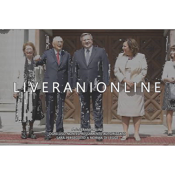 Gdansk 10.06.2012 dwor artusa n z prezydent bronislaw komorowski spotkal sie z prezydentem wloch Giorgio napolitano ktory przyjechal na mecz hiszpania vs wlochy anna komorowska bronislaw komorowski Giorgio napolitano fot michal fludra / newspix.pl President of Poland Bronislaw Komorowski with First Lady Anna Komorowska waits for Giorgio Napolitano outside the Artus Court --- Newspix.pl AG ALDO LIVERANI S A S ONLY ITALY *** Local Caption *** www.newspix.pl mail us: info@newspix.pl call us: 0048 022 23 22 222 --- Polish Picture Agency by Ringier Axel Springer Poland
