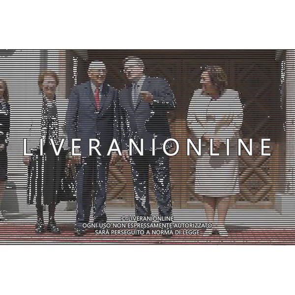 Gdansk 10.06.2012 dwor artusa n z prezydent bronislaw komorowski spotkal sie z prezydentem wloch Giorgio napolitano ktory przyjechal na mecz hiszpania vs wlochy anna komorowska bronislaw komorowski Giorgio napolitano fot michal fludra / newspix.pl President of Poland Bronislaw Komorowski with First Lady Anna Komorowska waits for Giorgio Napolitano outside the Artus Court --- Newspix.pl AG ALDO LIVERANI S A S ONLY ITALY *** Local Caption *** www.newspix.pl mail us: info@newspix.pl call us: 0048 022 23 22 222 --- Polish Picture Agency by Ringier Axel Springer Poland