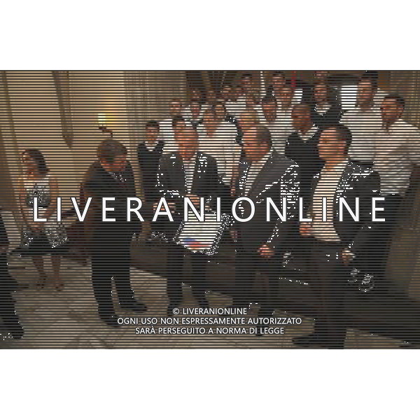 WROCLAW 10/06/2012 PILKARZE REPREZENTACJI CZECH SPOTKALI SIE Z PREZYDENTEM WROCLAWIA RAFALEM DUTKIEWICZEM NZ RAFAL DUTKIEWICZ WITA PILKARZY FOT ADAM KONARSKI / NEWSPIX.PL Czech team players met with the President of Wroclaw POLAND EURO 2012 CZECH REPUBLIC FOOTBALL --- Newspix.pl AG ALDO LIVERANI S A S ONLY ITALY *** Local Caption *** www.newspix.pl mail us: info@newspix.pl call us: 0048 022 23 22 222 --- Polish Picture Agency by Ringier Axel Springer Poland