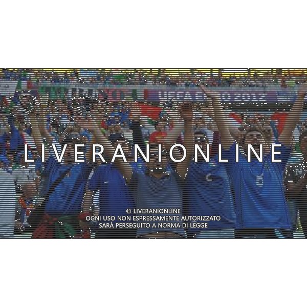 Campionati Europei UEFA 2012 Polonia/Ucraina Gruppo C Danzica (Polonia) - 10.06.2012 Spagna-Italia Nella Foto:tifosi italia /Ph.Vitez-Ag. Aldo Liverani