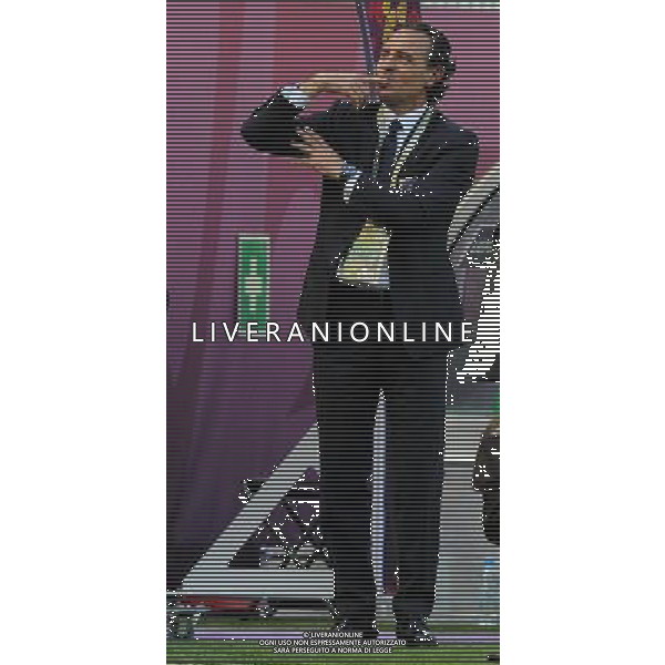 Campionati Europei UEFA 2012 Polonia/Ucraina Gruppo C Danzica (Polonia) - 10.06.2012 Spagna-Italia Nella Foto:prandelli cesare /Ph.Vitez-Ag. Aldo Liverani