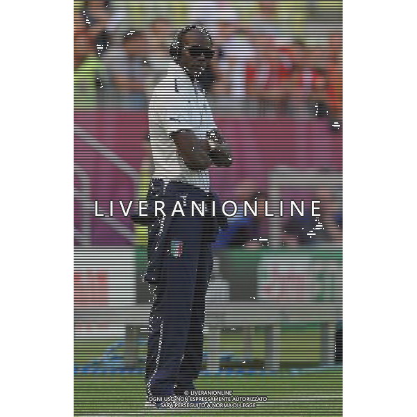 Campionati Europei UEFA 2012 Polonia/Ucraina Gruppo C Danzica (Polonia) - 10.06.2012 Spagna-Italia Nella Foto:balotelli mario /Ph.Vitez-Ag. Aldo Liverani