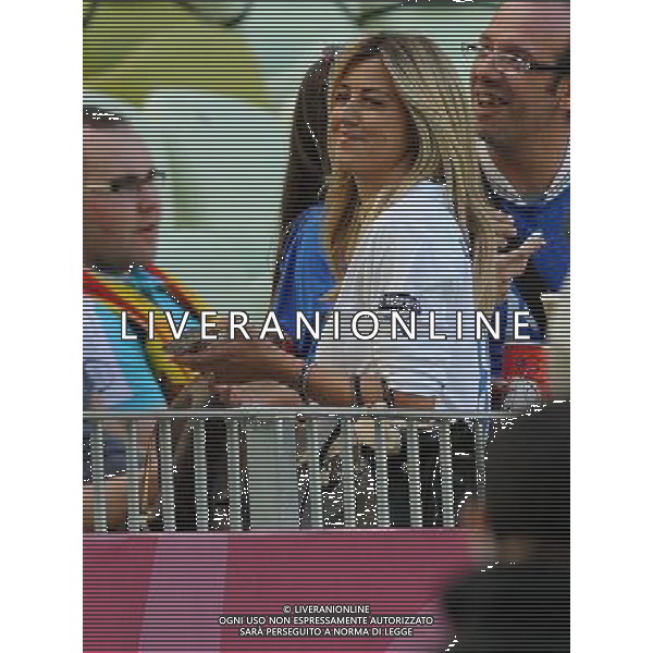 Campionati Europei UEFA 2012 Polonia/Ucraina Gruppo C Danzica (Polonia) - 10.06.2012 Spagna-Italia Nella Foto:moglie marchisio /Ph.Vitez-Ag. Aldo Liverani