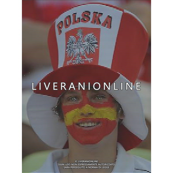 Campionati Europei UEFA 2012 Polonia/Ucraina Gruppo C Danzica (Polonia) - 10.06.2012 Spagna-Italia Nella Foto:tifosi spagna /Ph.Vitez-Ag. Aldo Liverani