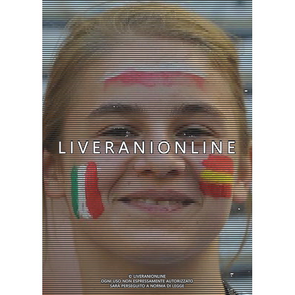 Campionati Europei UEFA 2012 Polonia/Ucraina Gruppo C Danzica (Polonia) - 10.06.2012 Spagna-Italia Nella Foto:tifosi italia e spagna /Ph.Vitez-Ag. Aldo Liverani