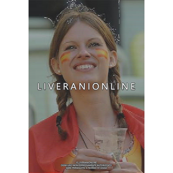 Campionati Europei UEFA 2012 Polonia/Ucraina Gruppo C Danzica (Polonia) - 10.06.2012 Spagna-Italia Nella Foto:tifosi spagna /Ph.Vitez-Ag. Aldo Liverani