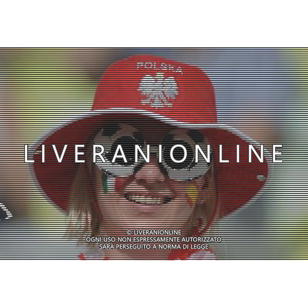 Campionati Europei UEFA 2012 Polonia/Ucraina Gruppo C Danzica (Polonia) - 10.06.2012 Spagna-Italia Nella Foto:tifosa /Ph.Vitez-Ag. Aldo Liverani