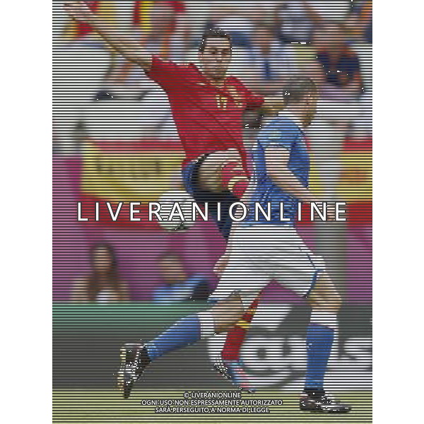 GDANSK 10/06/2012 ARENA GDANSK EURO 2012 PILKA NOZNA MECZ HISZPANIA WLOCHY FOOTBALL EURO 2012 MATCH SPAIN ITALY N/Z (L) ALVARO ARBELOA THIAGO MOTTA FOTO KAMIL KRASZEWSKI APPA/NEWSPIX.PL --- Newspix.pl AG ALDO LIVERANI S A S ONLY ITALY *** Local Caption *** www.newspix.pl mail us: info@newspix.pl call us: 0048 022 23 22 222 --- Polish Picture Agency by Ringier Axel Springer Poland