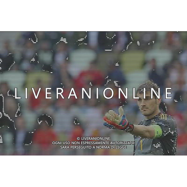 10.06.2012 GDANSK - ARENA GDANSK ( GDANSK POLAND ARENA GDANSK STADIUM STADIUM) PILKA NOZNA (FOOTBALL ) MISTRZOSTWA EUROPY W PILCE NOZNEJ UEFA EURO 2012 ( EUROPEAN CHAPIONSHIPS UEFA EURO 2012 ) GRUPA C ( POOL C) MECZ HISZPANIA - WLOCHY ( GAME SPAIN - ITALY ) NZ IKER CASILLAS FOTO MATEUSZ TRZUSKOWSKI/CYFRASPORT/NEWSPIX.PL --- Newspix.pl AG ALDO LIVERANI S A S ONLY ITALY *** Local Caption *** www.newspix.pl mail us: info@newspix.pl call us: 0048 022 23 22 222 --- Polish Picture Agency by Ringier Axel Springer Poland