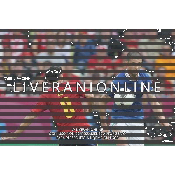 10.06.2012 GDANSK - ARENA GDANSK ( GDANSK POLAND ARENA GDANSK STADIUM STADIUM) PILKA NOZNA (FOOTBALL ) MISTRZOSTWA EUROPY W PILCE NOZNEJ UEFA EURO 2012 ( EUROPEAN CHAPIONSHIPS UEFA EURO 2012 ) GRUPA C ( POOL C) MECZ HISZPANIA - WLOCHY ( GAME SPAIN - ITALY ) NZ XAVI HERNANDEZ (L) THIAGO MOTTA (P) FOTO MATEUSZ TRZUSKOWSKI/CYFRASPORT/NEWSPIX.PL --- Newspix.pl AG ALDO LIVERANI S A S ONLY ITALY *** Local Caption *** www.newspix.pl mail us: info@newspix.pl call us: 0048 022 23 22 222 --- Polish Picture Agency by Ringier Axel Springer Poland