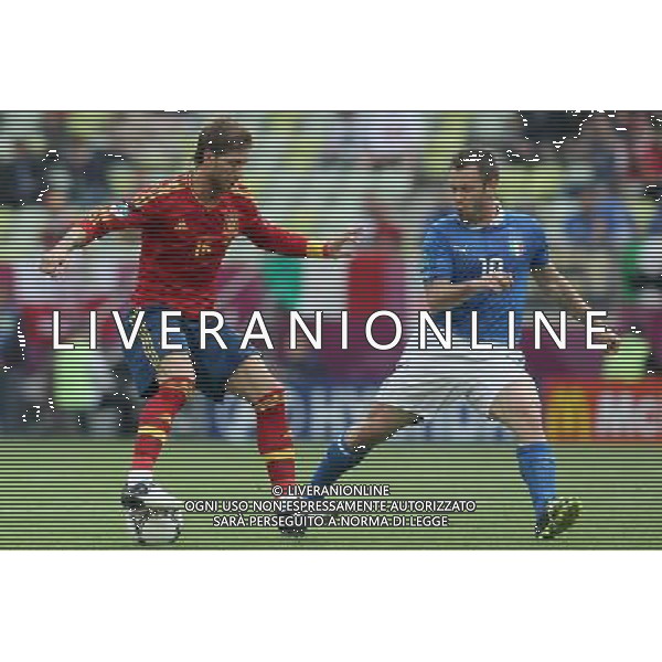 10.06.2012 GDANSK - ARENA GDANSK ( GDANSK POLAND ARENA GDANSK STADIUM STADIUM) PILKA NOZNA (FOOTBALL ) MISTRZOSTWA EUROPY W PILCE NOZNEJ UEFA EURO 2012 ( EUROPEAN CHAPIONSHIPS UEFA EURO 2012 ) GRUPA C ( POOL C) MECZ HISZPANIA - WLOCHY ( GAME SPAIN - ITALY ) NZ SERGIO RAMOS (L) ANTONIO CASSANO (P) FOTO MATEUSZ TRZUSKOWSKI/CYFRASPORT/NEWSPIX.PL --- Newspix.pl AG ALDO LIVERANI S A S ONLY ITALY *** Local Caption *** www.newspix.pl mail us: info@newspix.pl call us: 0048 022 23 22 222 --- Polish Picture Agency by Ringier Axel Springer Poland