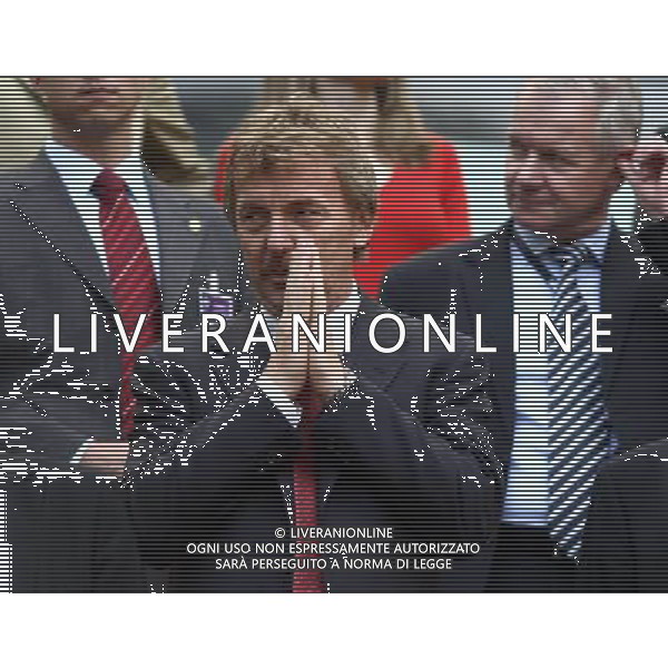 10.06.2012 - Gdansk , Poland . UEFA EURO 2012 . Mecz Hiszpania - Wlochy / match Spain - Italy . n/z. Zbigniew Boniek modlitwa . Fot. Tomasz Wantula / EDYTOR.net/NEWSPIX.PL --- Newspix.pl /Agenzia Aldo Liverani Sas - ITALY ONLY : Spagna - Italia Campionati Europei UEFA 2012 Polonia/Ucraina Gruppo C Danzica (Polonia) 10/06/2012 *** Local Caption *** www.newspix.pl mail us: info@newspix.pl call us: 0048 022 23 22 222 --- Polish Picture Agency by Ringier Axel Springer Poland